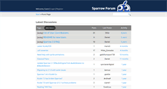 Desktop Screenshot of forum.sparrow-framework.org